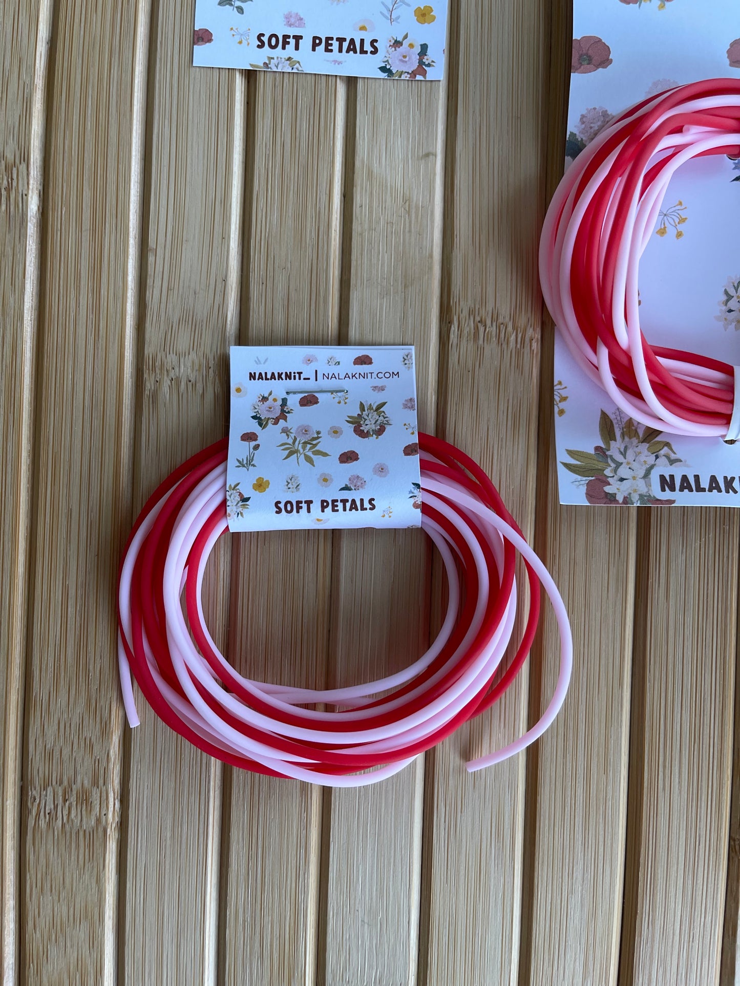 Soft Petals knitting accessories