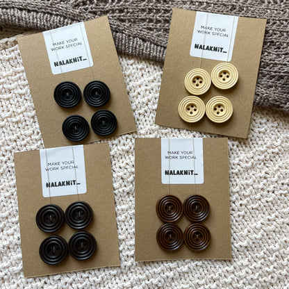 WOOD BUTTONS 