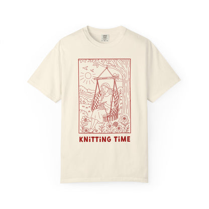 Knitting time T-Shirt Ivory