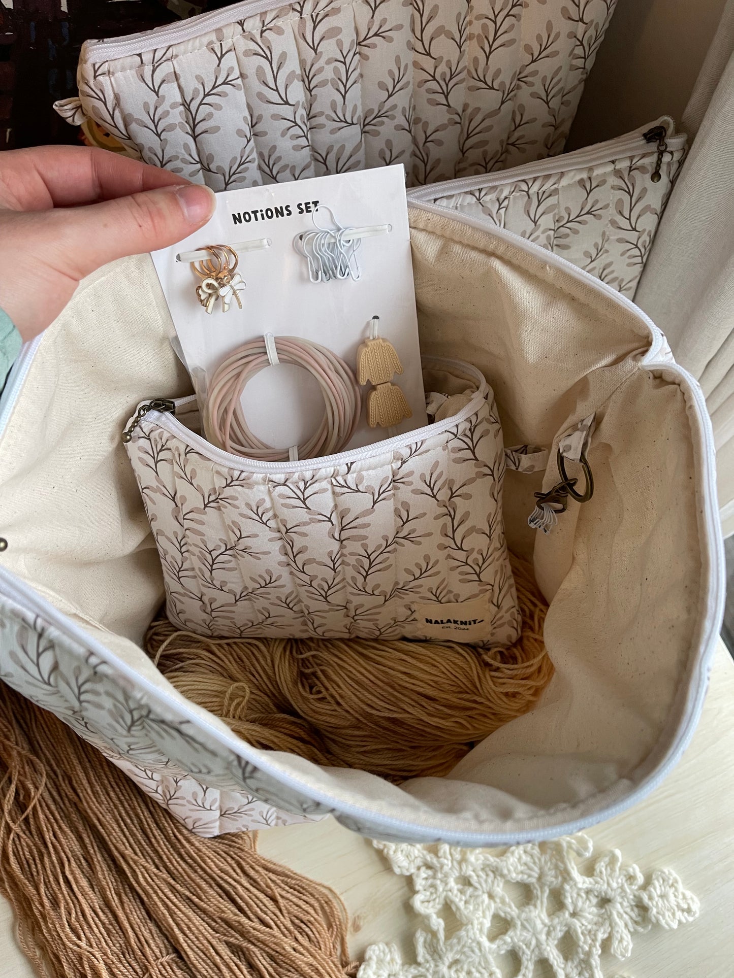 Cashmere Sweater Projekttasche