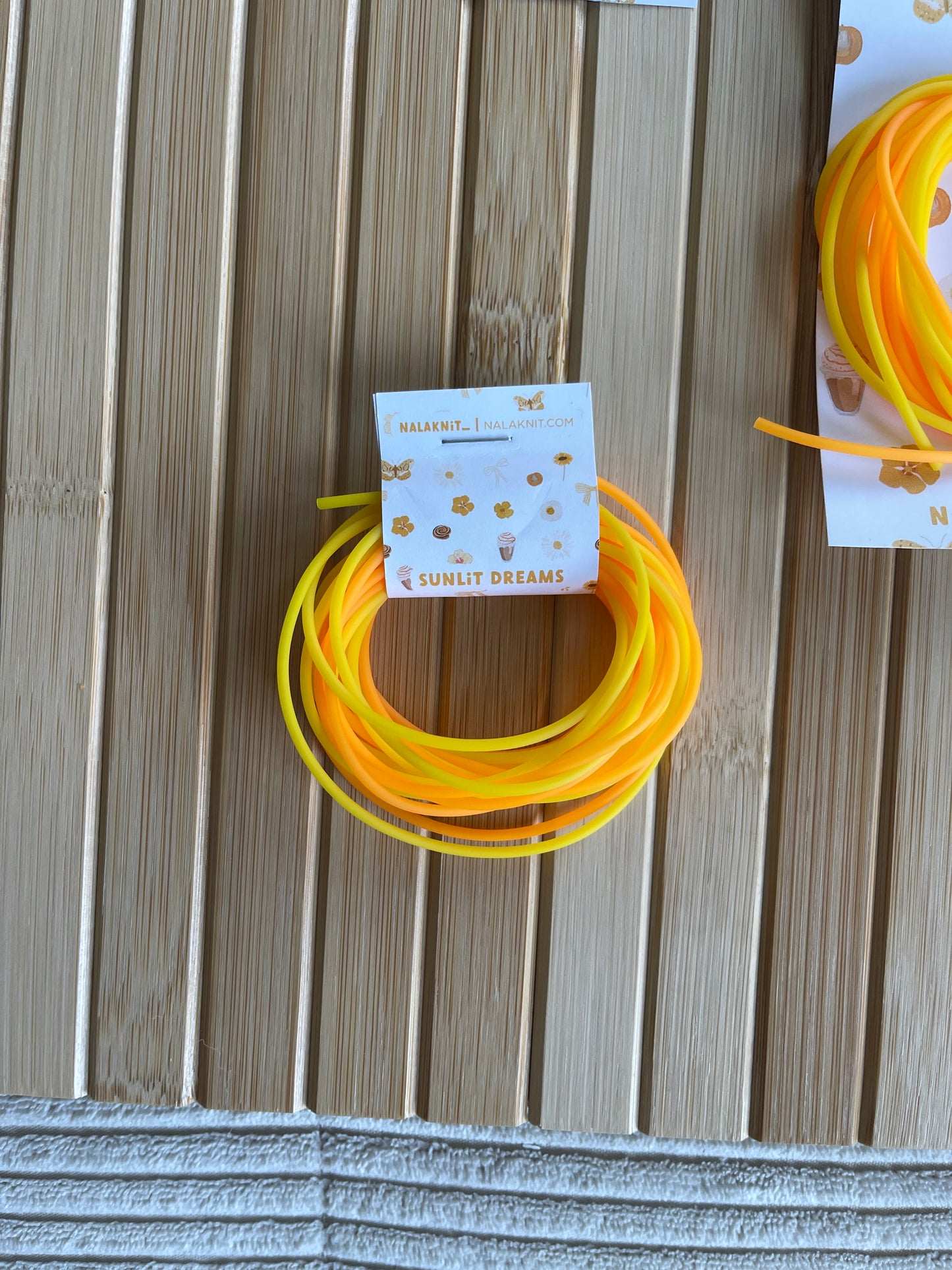 Sunset Glow knitting accessories