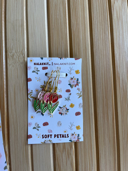 Soft Petals knitting accessories
