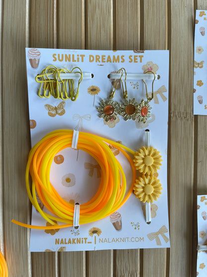Sunset Glow knitting accessories