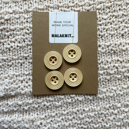 WOOD BUTTONS 