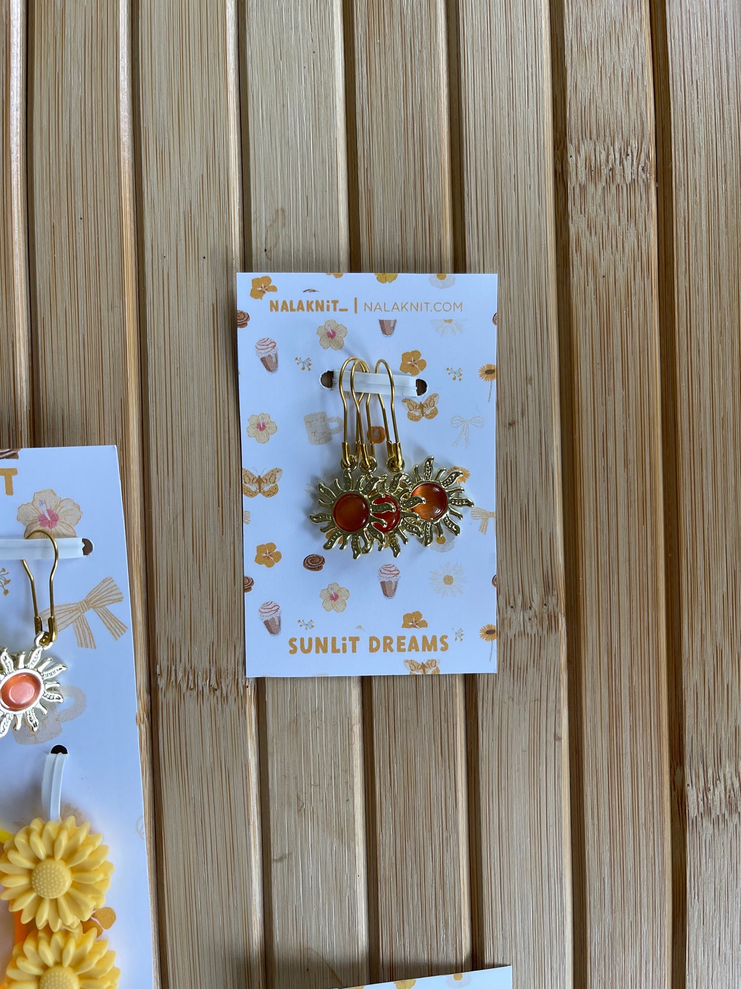 Sunset Glow knitting accessories
