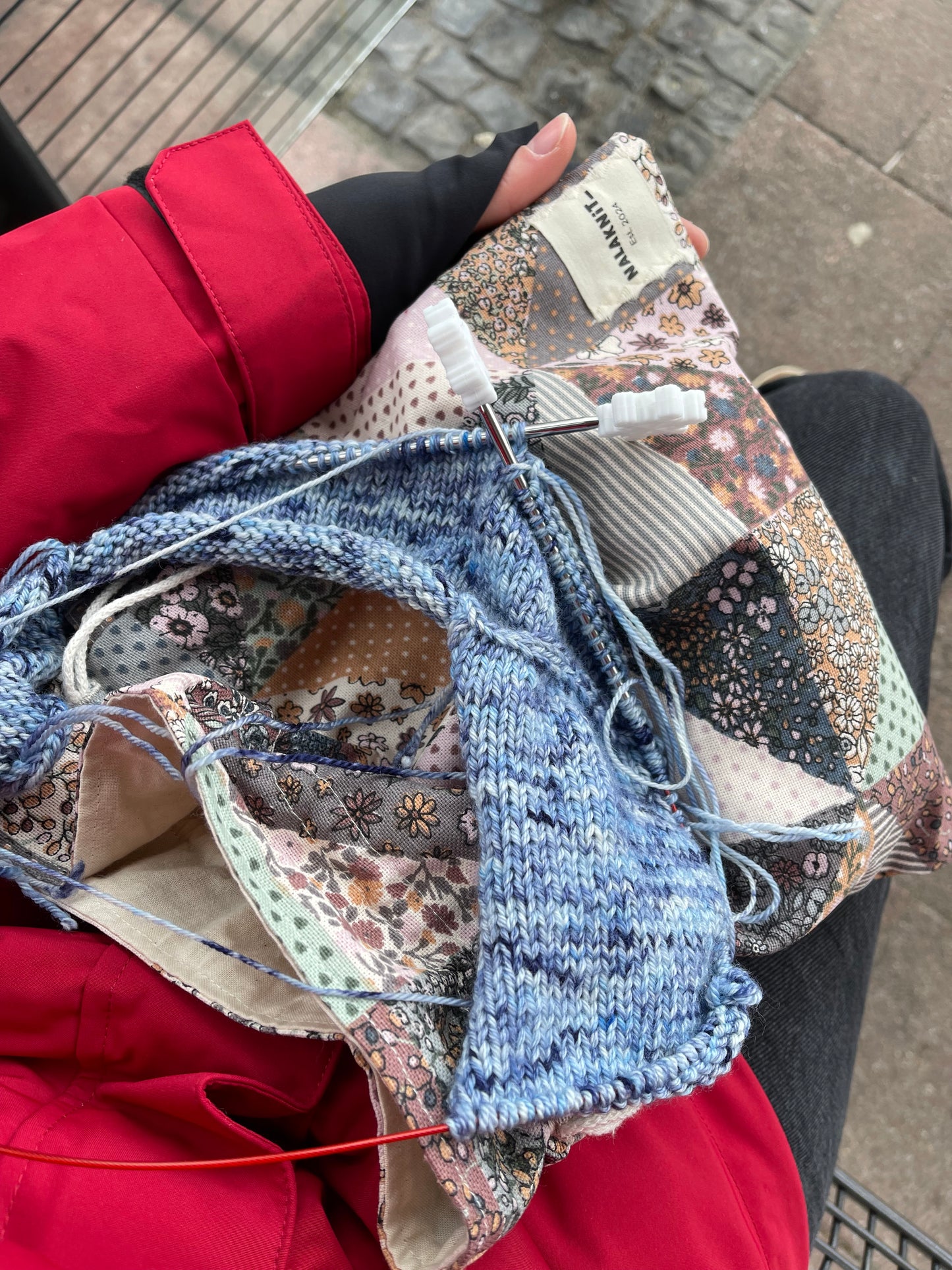 Floral Crush Drawstring Bag