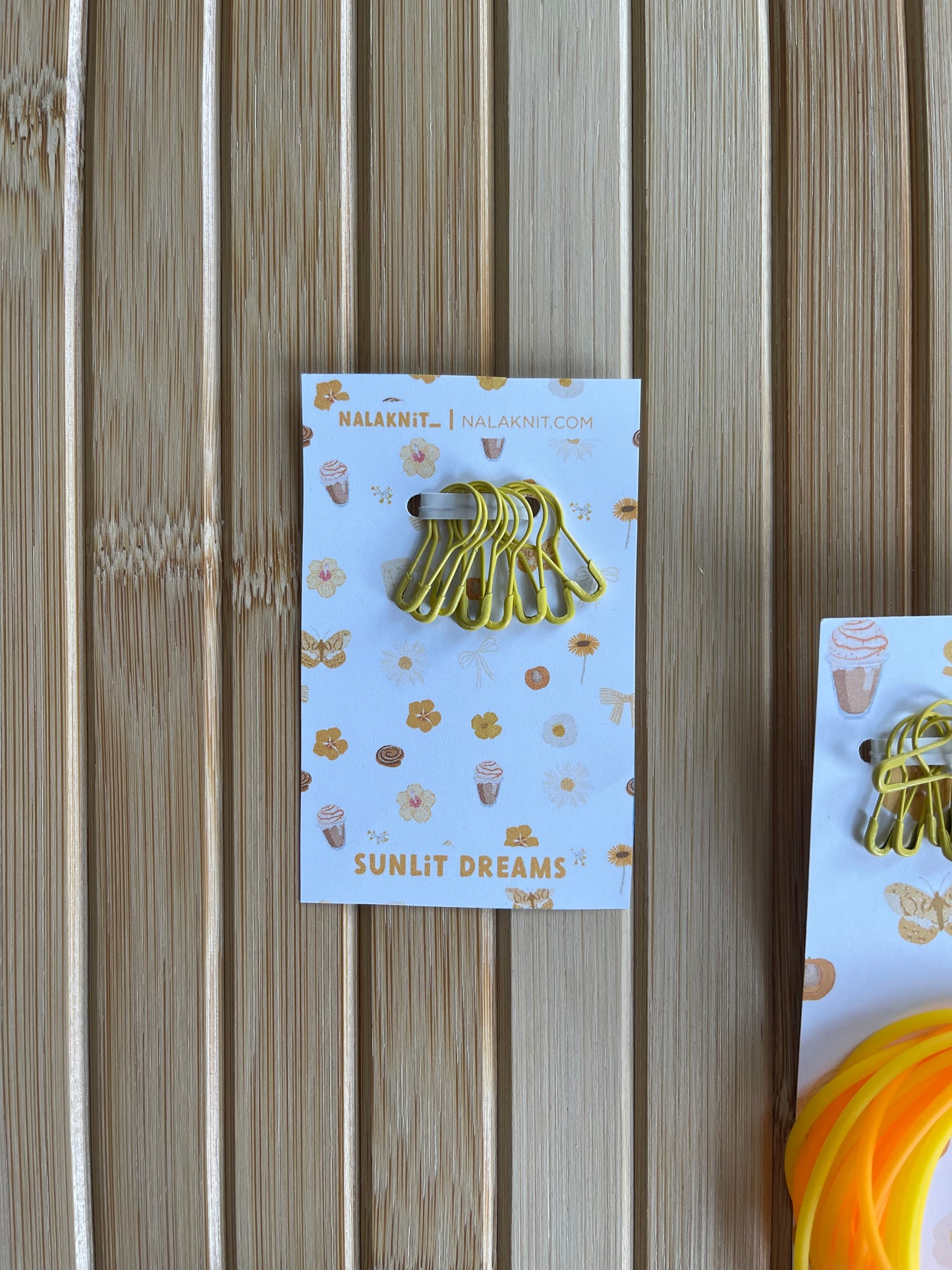 Sunset Glow knitting accessories