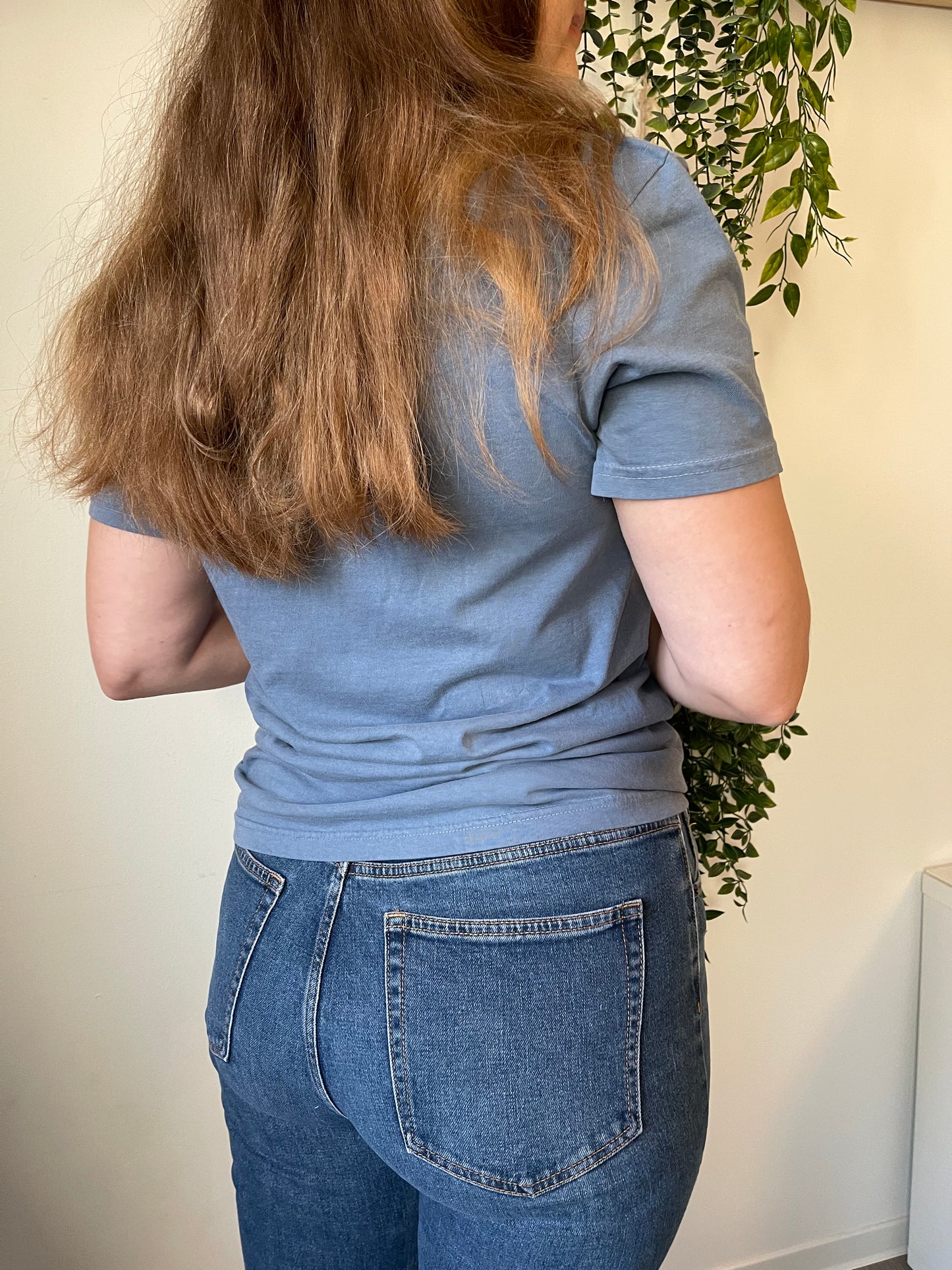 Knitting Time T-Shirt Blue Jean