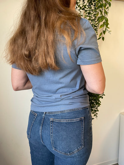 Knitting Time T-Shirt Blue Jean