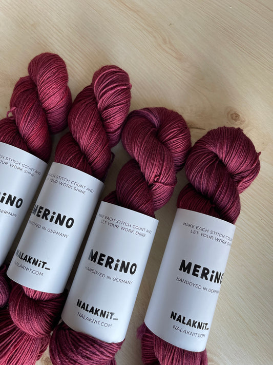 Maroon Blaze Merino